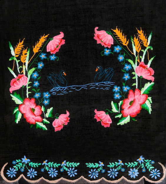 Przykładowy haft w ramce